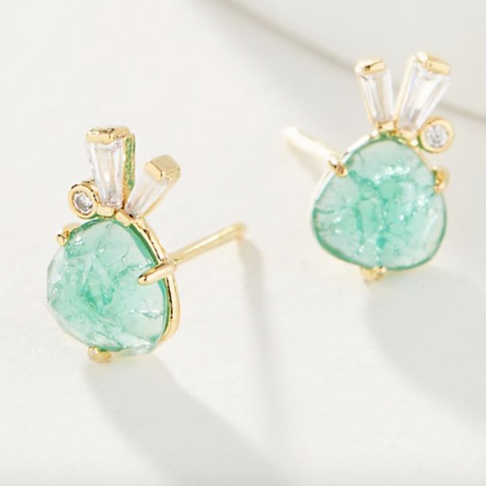 anthropologie Corbin Post Earrings NWT